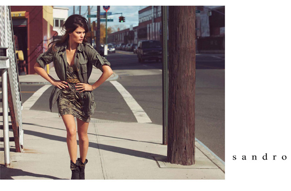 Sandro Spring 2010 Campaign Preview | Isabeli Fontana