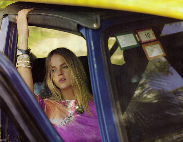 Elle US March ’10 | Shannan Click by Laurie Bartley