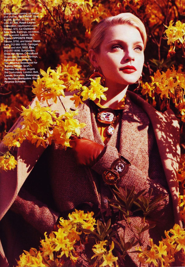 Jessica Stam in ‘New Pieces You’ll Love Forever’ by Benjamin Alexander Huseby