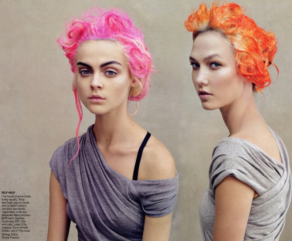 Vogue US | Viktoriya S & Karlie Kloss by Patrick Demarchelier