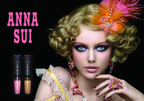 Frida Gustavsson for Anna Sui Beauty Spring 2011 Campaign