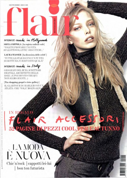 Flair September 2010 Cover | Tanya Dziahileva by Eric Guillemain Flair September 2010 Cover | Tanya Dziahileva by Eric Guillemain