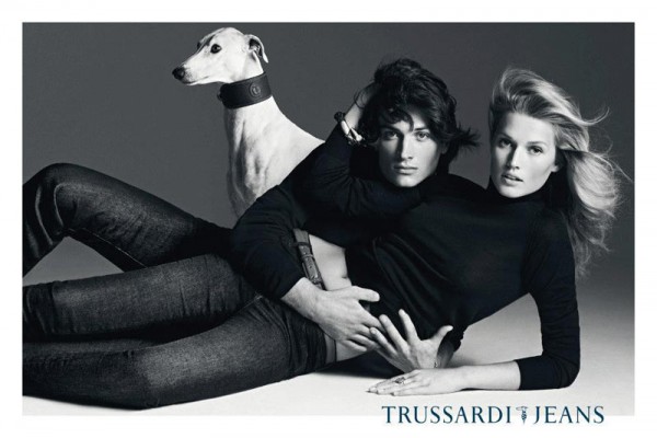Toni Garrn Stars in the Trussardi Jeans & Tru Trussardi Fall 2012 Campaign