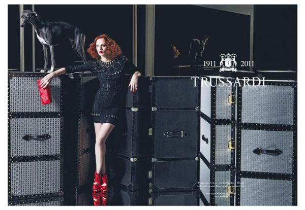 Karen Elson for Trussardi 1911 Spring 2011 Campaign (Preview) Karen Elson for Trussardi 1911 Spring 2011 Campaign (Preview)