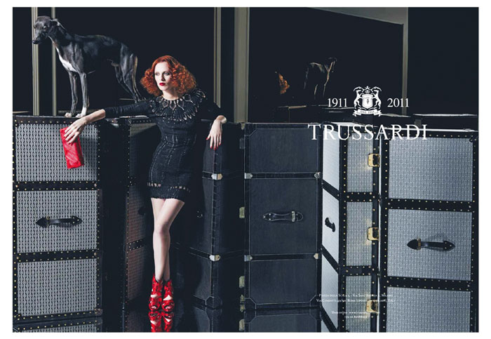 Karen Elson for Trussardi 1911 Spring 2011 Campaign (Preview)