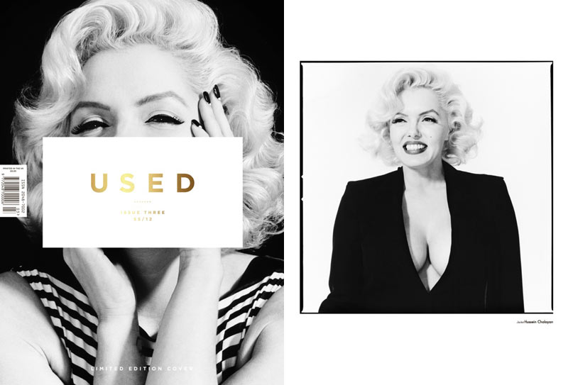 Suzie Kennedy as Marilyn Monroe for Used Magazine S/S 2012