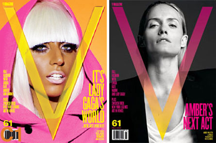 V #61 Covers | Lady Gaga and Amber Valletta