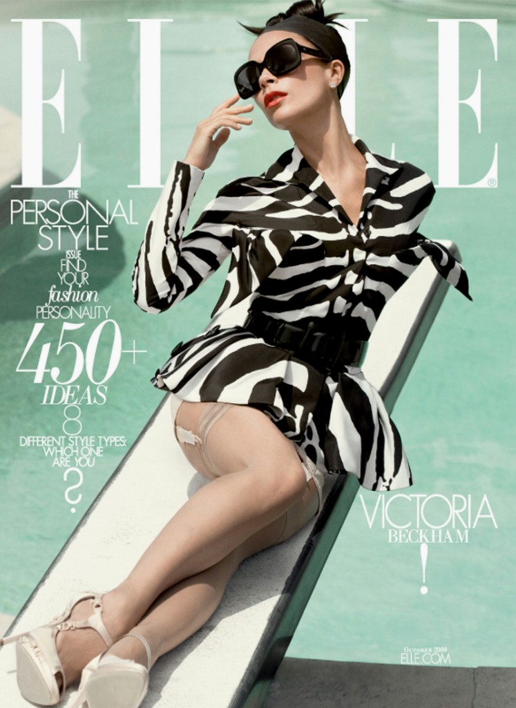 Elle US October 2009 Subscriber Cover | Victoria Beckham