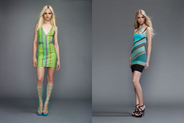 Versace Spring/Summer 2011: Ginta Lapina & Daphne Groeneveld