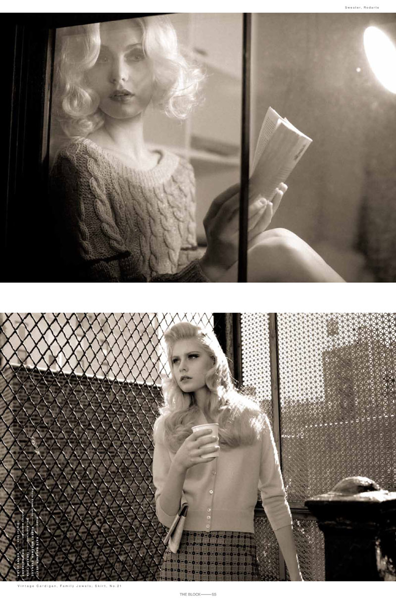 Kate Wagoner by Victor Demarchelier for The Block S/S 2012