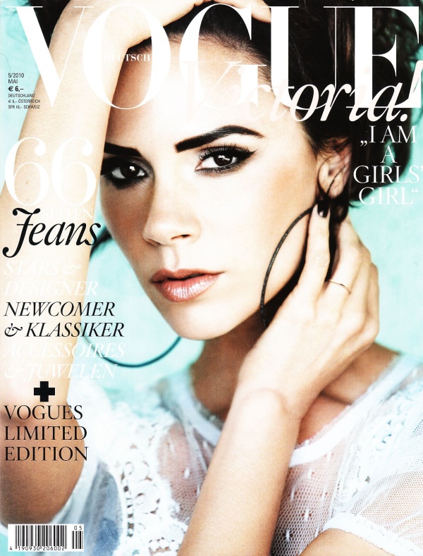 Vogue Germany May 2010 Cover | Victoria Beckham by Alexi Lubomirski