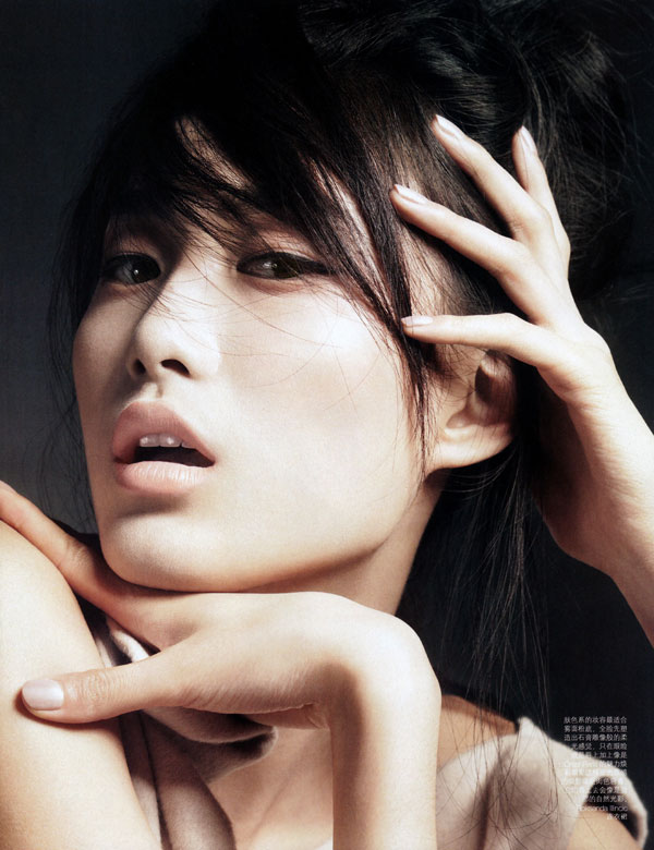 Jem Mitchell for Vogue China Beauty with Shu Pei