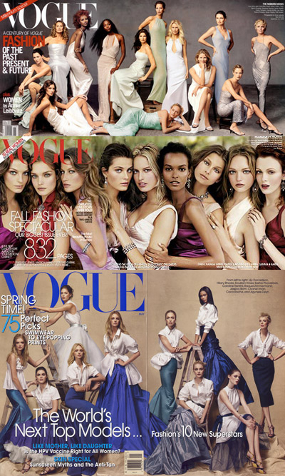 American Vogue’s “Top Models” Issue