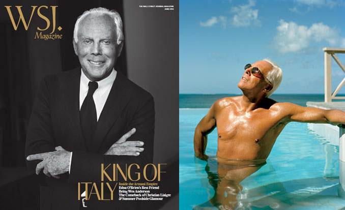 Giorgio Armani Covers WSJ June, Talks The Future of His Brand and ...