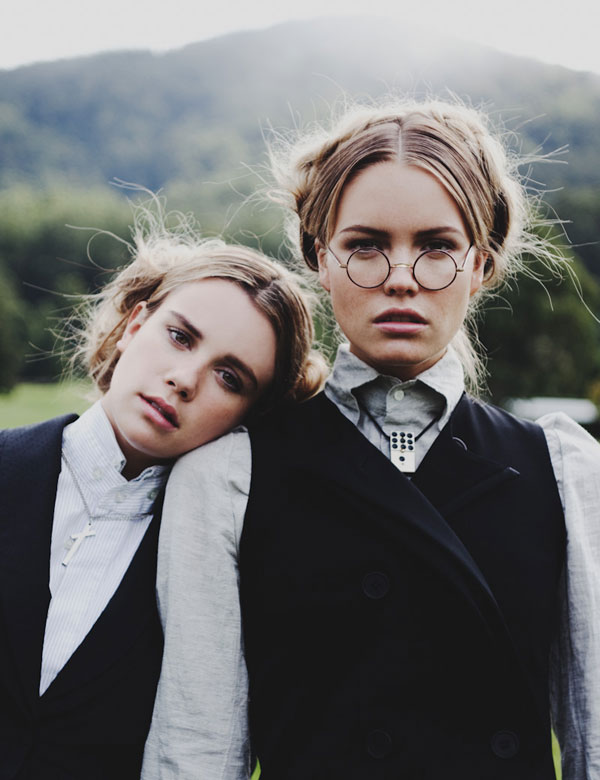 Elaina Musto & Emily Gillies by Zac Steinic for Yen Magazine #45