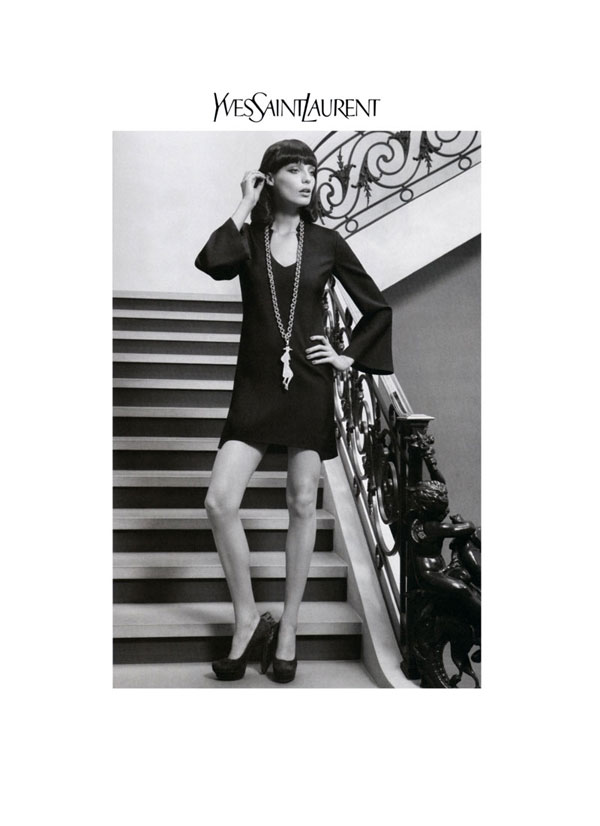 Yves Saint Laurent Fall 2010 Campaign | Daria Werbowy by Inez & Vinoodh