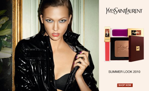 Karlie Kloss by Terry Richardson | YSL Beauty Summer 2010 Campaign