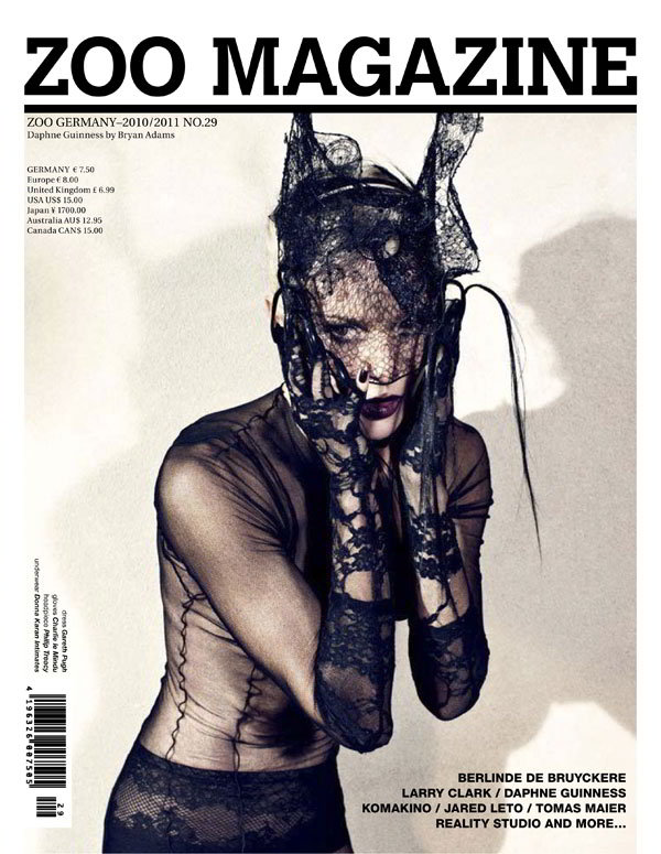 Daphne Guinness for Zoo #29 Winter 2010 Cover