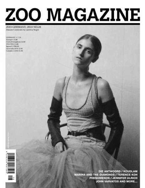 Zoo Magazine Fall 2010 Cover | Daiane Conterato by Laetitia Negre Zoo Magazine Fall 2010 Cover | Daiane Conterato by Laetitia Negre