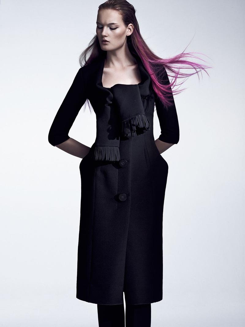 Kirsi Pyrhonen Gets Embellished in Elle Sweden October 2012