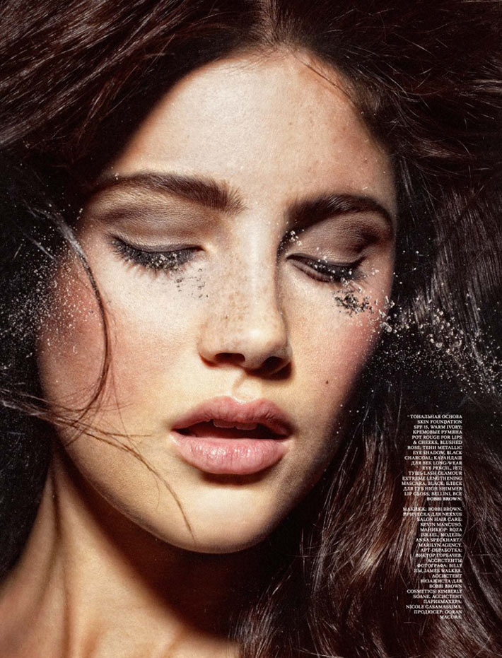Henry Leutwyler Lenses Bobbi Brown Cosmetics for Interview Russia November 2012