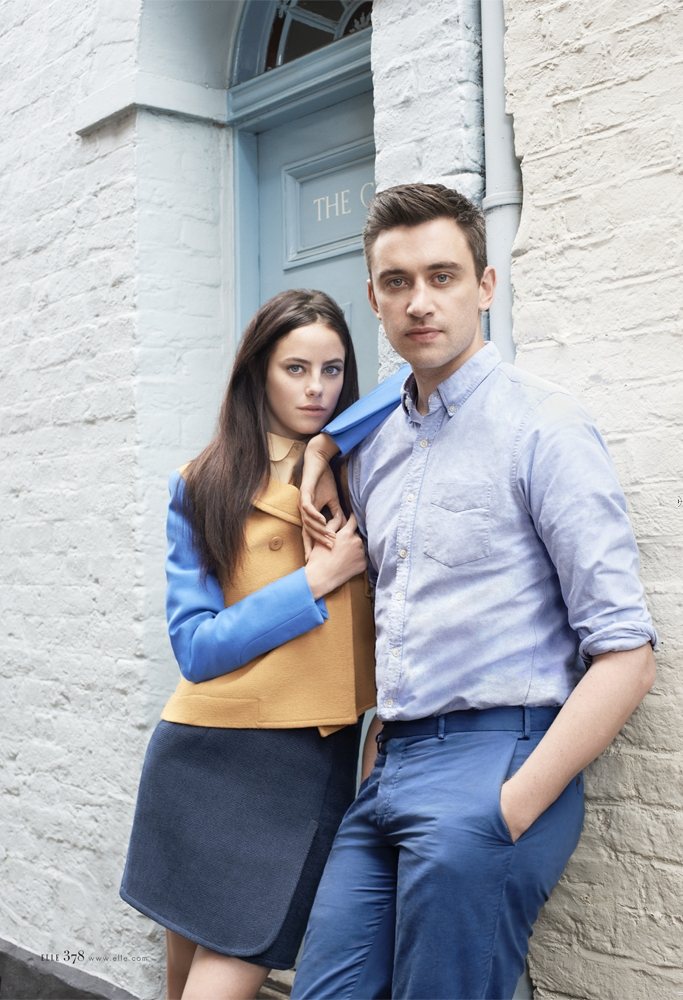 Carven's Guillaume Henry and Actress Kaya Scodelario Pose for Eric Guillemain in Elle US