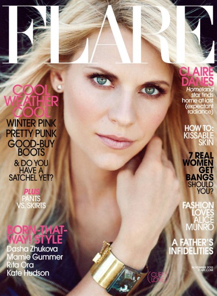 Claire Danes Stars in Flare's November Cover Shoot, Lensed by Chris Nicholls Claire Danes Stars in Flare's November Cover Shoot, Lensed by Chris Nicholls