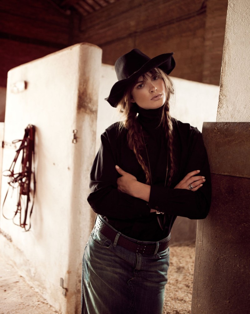 Dennison Bertram Shoots Country Style for Marie Claire Netherlands November 2012
