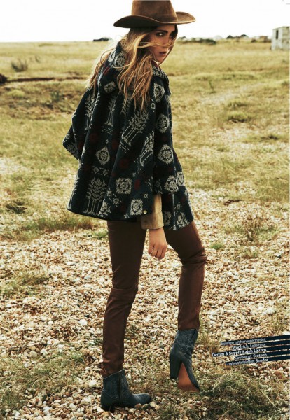 Dasha Sushko is Cowgirl Chic for Grazia Germany Dasha Sushko is Cowgirl Chic for Grazia Germany