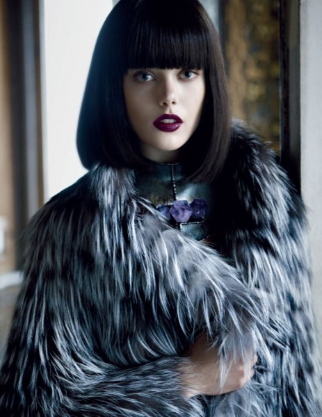 Frida Gustavsson Models Luxe Furs for Vogue Russia October 2012 by Patrick Demarchelier Frida Gustavsson Models Luxe Furs for Vogue Russia October 2012 by Patrick Demarchelier