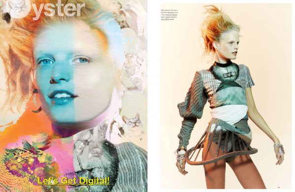 Hanne Gaby Odiele Gets Digital for the Cover Shoot of Oyster #101 by Will Davidson Hanne Gaby Odiele Gets Digital for the Cover Shoot of Oyster #101 by Will Davidson
