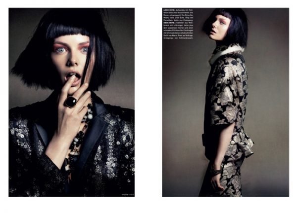 Honer Akrawi Lenses Baroque Punk Fashion for Madame Germany Honer Akrawi Lenses Baroque Punk Fashion for Madame Germany