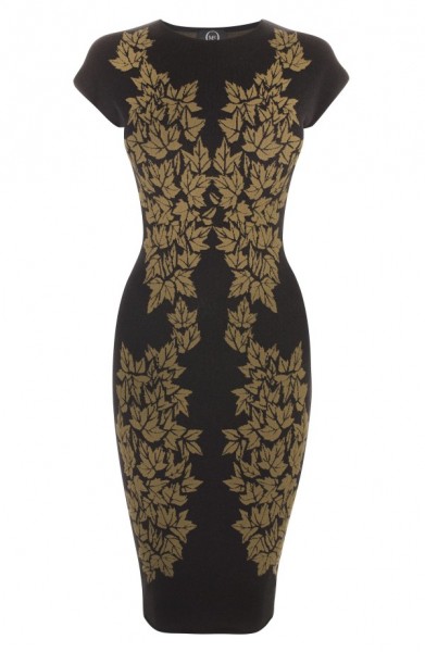 New Arrivals: McQ by Alexander McQueen Leaf Print Jacquard Dress New Arrivals: McQ by Alexander McQueen Leaf Print Jacquard Dress