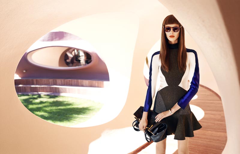 Olga Sherer Sports Neo-Mod Style for Elle France, Lensed by Marcin Tyszka