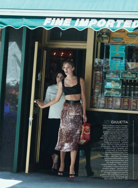 Raquel Zimmermann Joins Designers for Peter Lindbergh's Vogue US Shoot Raquel Zimmermann Joins Designers for Peter Lindbergh's Vogue US Shoot