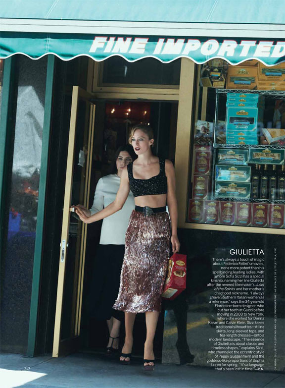 Raquel Zimmermann Joins Designers for Peter Lindbergh’s Vogue US Shoot
