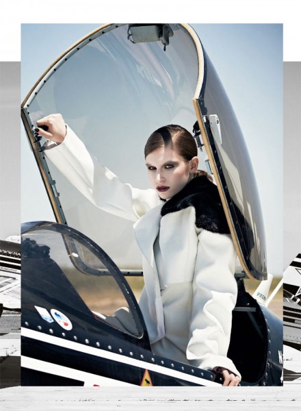 Tali Lennox Takes Flight for S Moda's October 2012 Cover Shoot Tali Lennox Takes Flight for S Moda's October 2012 Cover Shoot