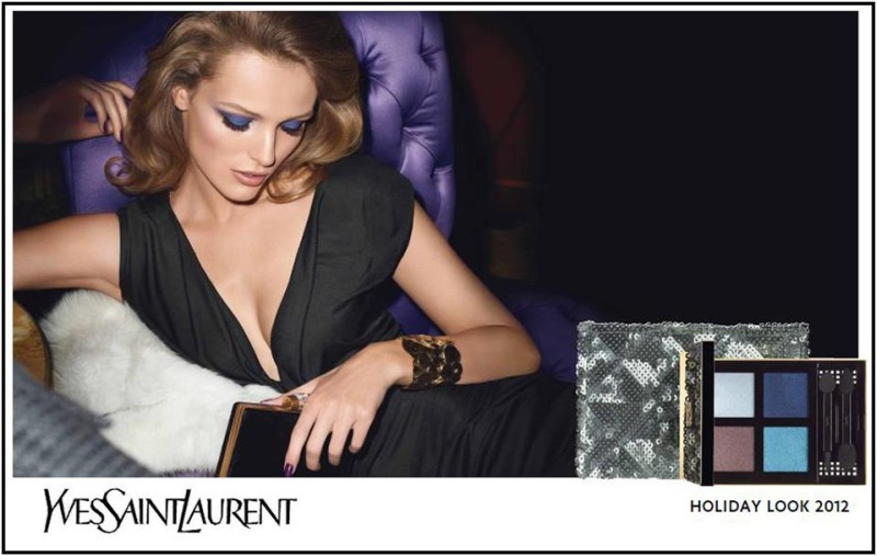 Edita Vilkeviciute Fronts Yves Saint Laurent’s Holiday 2012 Campaign