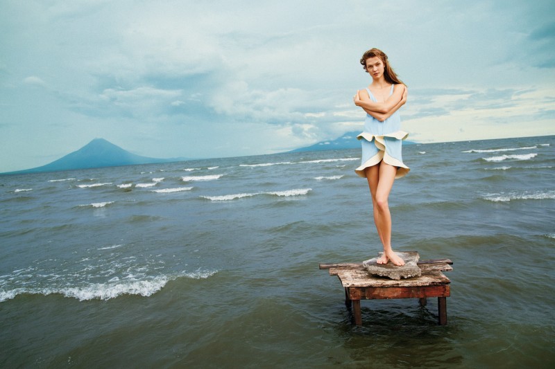 Karlie Kloss Takes to Nicaragua for T Magazine’s Winter 2012 Cover Shoot by Ryan McGinley