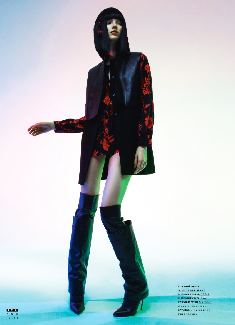 Sasha Luss Models Eastern Style for Nikolay Burykov’s SnC Magazine Shoot