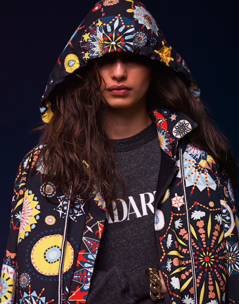 Luma Grothe Dons Sporty Florals for S Magazine, Shot by Neil Francis Dawson
