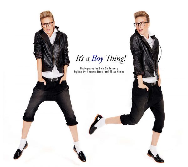 Ashley Perich by Beth Studenberg in "It's a Boy Thing" for Fashion Gone Rogue