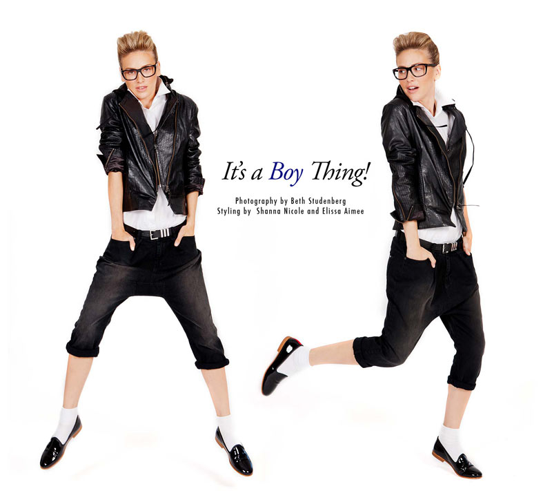 Ashley Perich by Beth Studenberg in “It’s a Boy Thing” for Fashion Gone Rogue