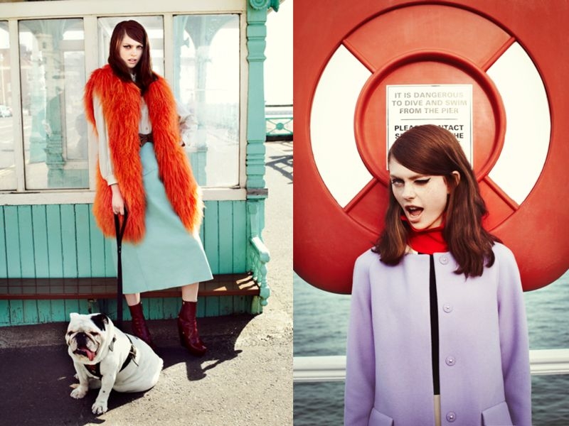 Kate Pernell Travels to Brighton Beach for Elle Poland