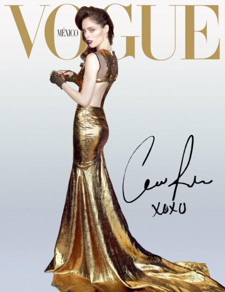 Coco Rocha Goes for the Gold on Vogue Mexico's December 2012 Cover Coco Rocha Goes for the Gold on Vogue Mexico's December 2012 Cover