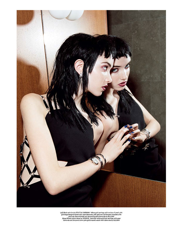 Grace Hartzel Dons Bulgari for Greta Ilieva’s Wonderland Magazine Shoot