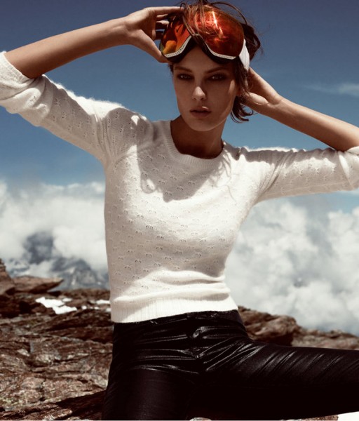 Daria Werbowy Hits the Slopes for H&M's "Love the Holidays" Winter 2012 Campaign Daria Werbowy Hits the Slopes for H&M's "Love the Holidays" Winter 2012 Campaign