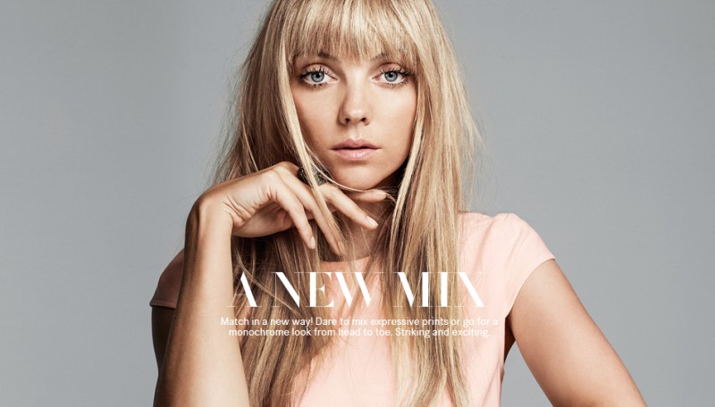 Heather Marks Models The “New Mix” from H&M
