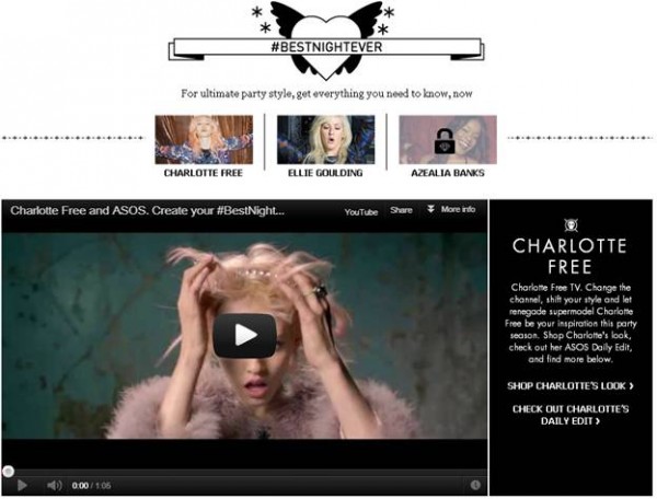 Sponsored Video: Charlotte Free Models the ASOS Christmas Collection Sponsored Video: Charlotte Free Models the ASOS Christmas Collection