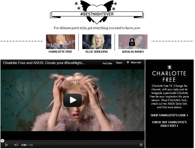 Sponsored Video: Charlotte Free Models the ASOS Christmas Collection